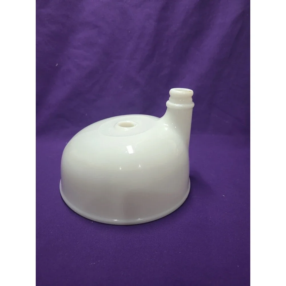 Vintage Sunbeam Mixer Mixmaster Juicer Bowl White Milk Glass Attachment